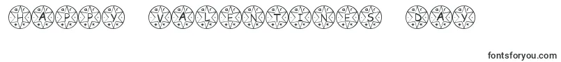 Czcionka Medalha – czcionki Walentynki